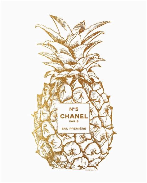 chanel pineapple print uk|Chanel wall art UK.